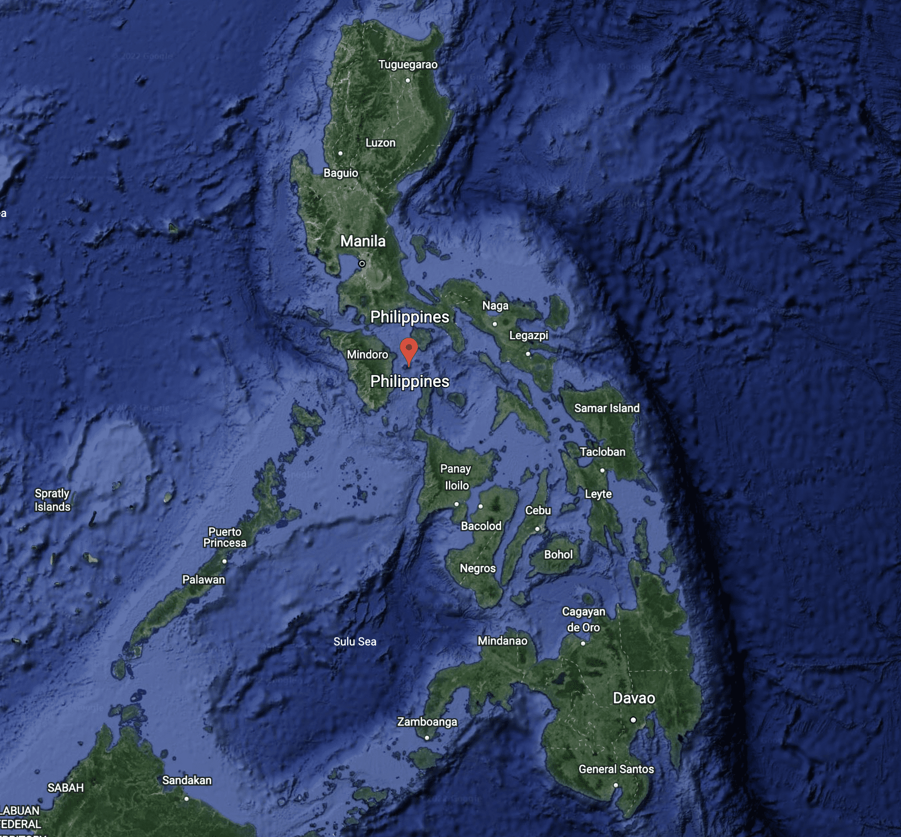 Google Earth Satellite Image of Phillipines