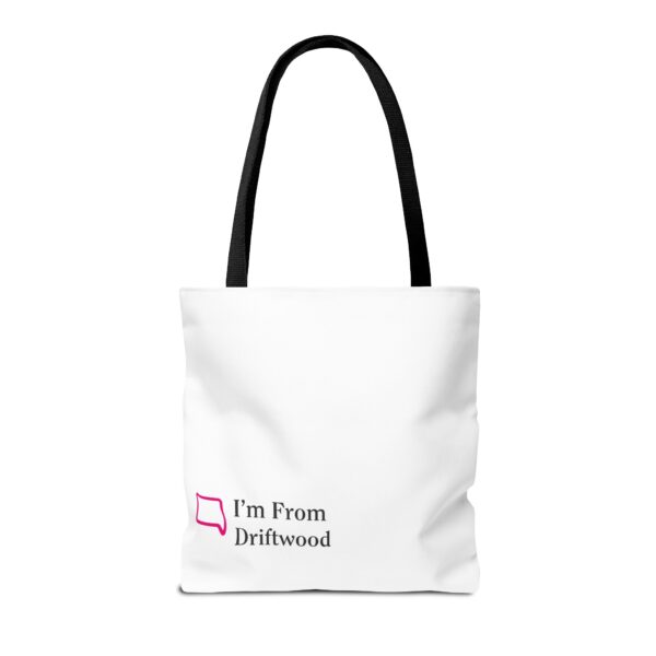 White Tote Bag (AOP) - You Are Not Alone - Image 6