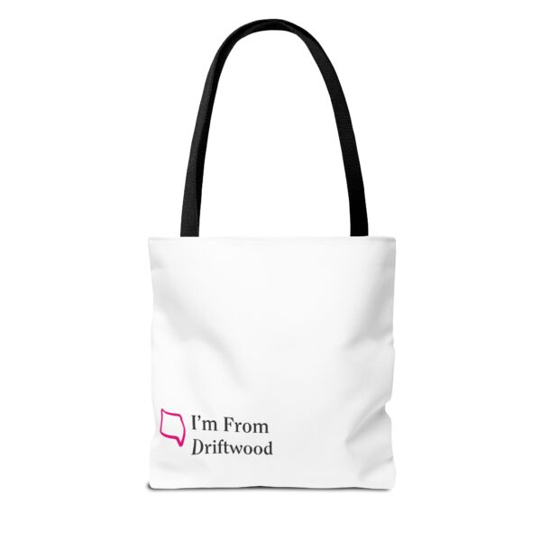 White Tote Bag (AOP) - You Are Not Alone - Image 2