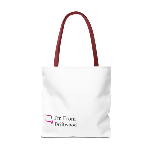 White Tote Bag (AOP) - You Are Not Alone - Image 22