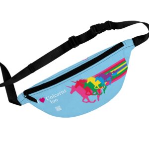 $35 Donation: Unicorn Pride Fanny Pack (Blue)