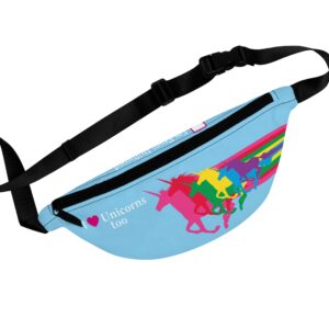 $35 Donation: Unicorn Pride Fanny Pack (Blue)