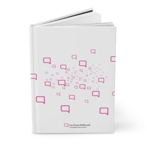 $15 Donation: Hardcover Journal "Story Bubble" Icon Burst