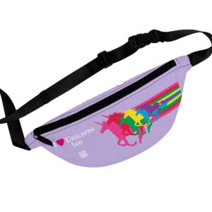 $35 Donation: Unicorn Pride Fanny Pack (Purple)