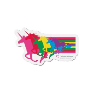 $10 Donation: Unicorn Pride Die-Cut Magnet